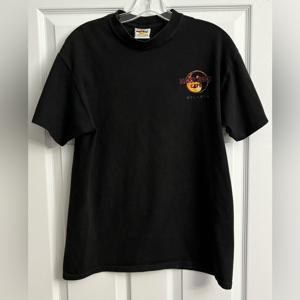 Vintage Hard Rock Cafe Orlando Yin Yang Dragon W/ Sparkle T Shirt Size Medium